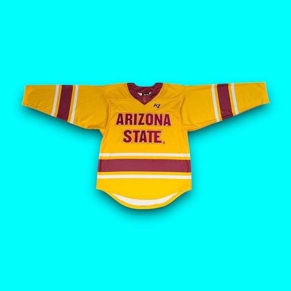 Vintage Arizona State University Sun Devils NCAA K1 ASU Hockey Jersey large - Picture 1 of 4